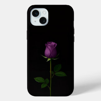 Black 4 Luxe, Royal Violet Rose iPhone 15 Plus iPhone 15 Miniケース