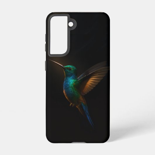 Black 4 Luxe Samsung Galaxy S21 Case, Flying Bird Galaxyケース (裏面)