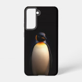Black 4 Luxe Samsung Galaxy S21, Emperor Penguin Galaxyケース (裏面)