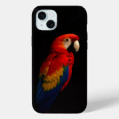 Black 4 Luxe, Scarlet Parrot Case-Mate iPhoneケース (裏面)