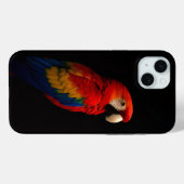 Black 4 Luxe, Scarlet Parrot Case-Mate iPhoneケース (裏面 (横))