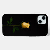 Black 4 Luxe, Sunlit Yellow Rose iPhone 15 Plus Case-Mate iPhoneケース (裏面 (横))