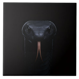 Black 4 Luxe Tile with Black Mamba Elegance タイル