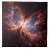 Black 4 Luxe Tile with Butterfly Nebula タイル (正面)