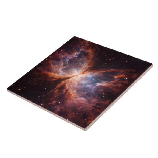 Black 4 Luxe Tile with Butterfly Nebula タイル (側面)