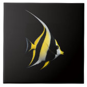 Black 4 Luxe Tile with Moorish Idol タイル (正面)