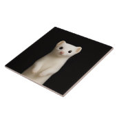 Black 4 Luxe Tile with Stylish Ermine タイル (側面)