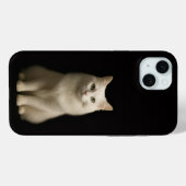Black 4 Luxe, Turkish Angora Cat Case-Mate iPhoneケース (裏面 (横))