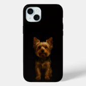 Black 4 Luxe, Yorkshire Terrier iPhone 15 Plus Case-Mate iPhoneケース (裏面)