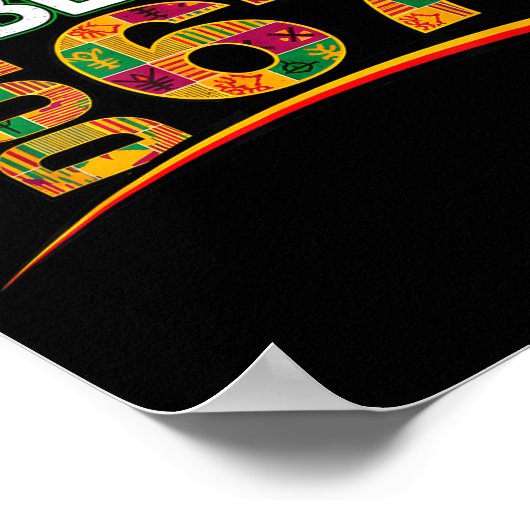 Black 67 Black History Month Six Seven Meme  ポスター (角)