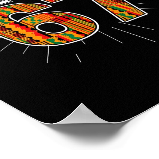 Black 67 Black History Month Six Seven Meme  ポスター (角)