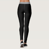 "BLACK" - ACTIVEWEAR LEGGINGS レギンス (裏面)