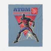 Black Adam | Atom Smasher Character Graphic フリースブランケット (正面)
