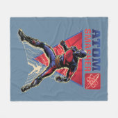 Black Adam | Atom Smasher Character Graphic フリースブランケット (正面(横))