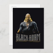 Black Adam Character and Name Graphic ポストカード (正面/裏面)