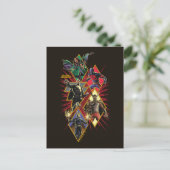 Black Adam Character Diamond Burst Graphic ポストカード (スタンド正面)