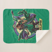 Black Adam | Cyclone Character Graphic シェルパブランケット (正面(横))