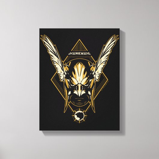 Black Adam | Hawkman Helmet Graphic キャンバスプリント (正面)