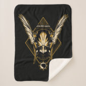 Black Adam | Hawkman Helmet Graphic シェルパブランケット (正面)