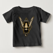 Black Adam | Hawkman Helmet Graphic ベビーTシャツ (正面)