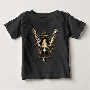 Black Adam Hawkman Helmet Graphic ベビーTシャツ
