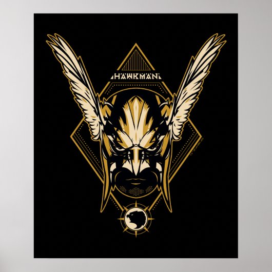 Black Adam | Hawkman Helmet Graphic ポスター (正面)