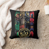 Black Adam Justice Society Heroes In ストライプLongs クッション (ブランケット)