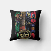 Black Adam Justice Society Heroes In ストライプLongs クッション (裏面)