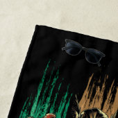 Black Adam Justice Society Heroes In Stripes ビーチタオル (インサイチュ)