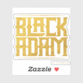 Black Adam Stacked Name Graphic シール (シート)