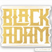 Black Adam Stacked Name Graphic シール (正面)