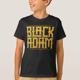 Black Adam Stacked Name Graphic Tシャツ