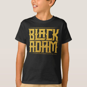 Black Adam Stacked Name Graphic Tシャツ