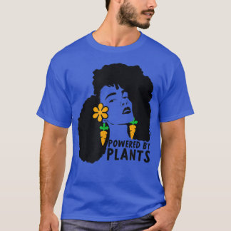 Black African American Woman Vegetarian  African C Tシャツ