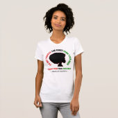 BLACK AFRO HAIR Inspirational Marcus Garvey Quote Tシャツ (正面フル)