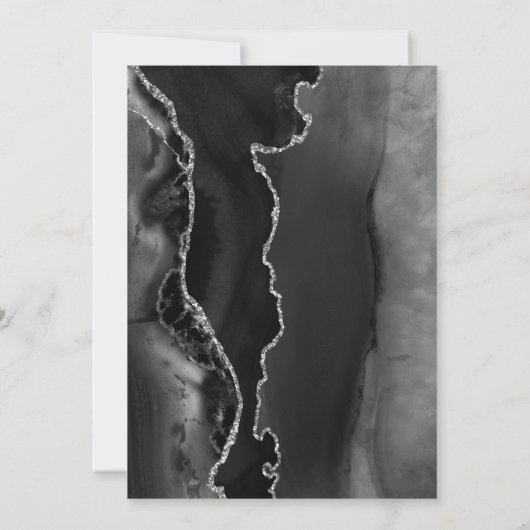 Black Agate Silver 25th Anniversary 招待状 (裏面)