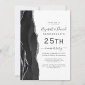 Black Agate Silver 25th Anniversary 招待状 (正面)