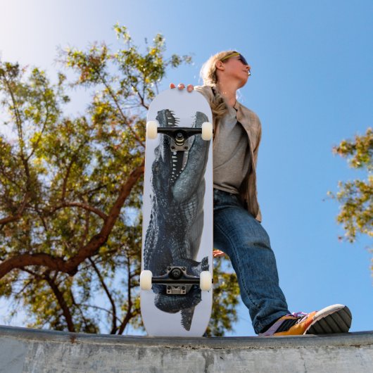 Black Alligator Crocodile スケートボード (室外1)