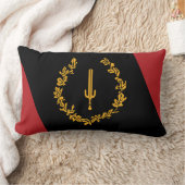 Black American Heritage Flag  ランバークッション (ブランケット)