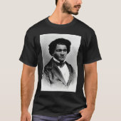 Black American History Frederick Douglass Black Hi Tシャツ (正面)