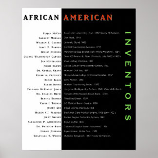 Black American Inventors Poster II ポスター