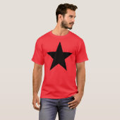 Black Anarchy Star (klassisch) Tシャツ (正面フル)