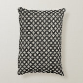Black and Beige Accent Pillow アクセントクッション (裏面(縦))