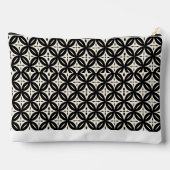 Black and Beige Large アクセサリーポーチ (裏面)