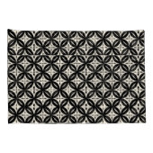 Black and Beige Pillowcase 枕カバー (裏面-右)