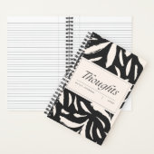 Black and Beige Spiral Journal ノートブック (内側)