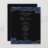 Black and Blue Agate予算絵を描イベントメニュー (正面/裏面)