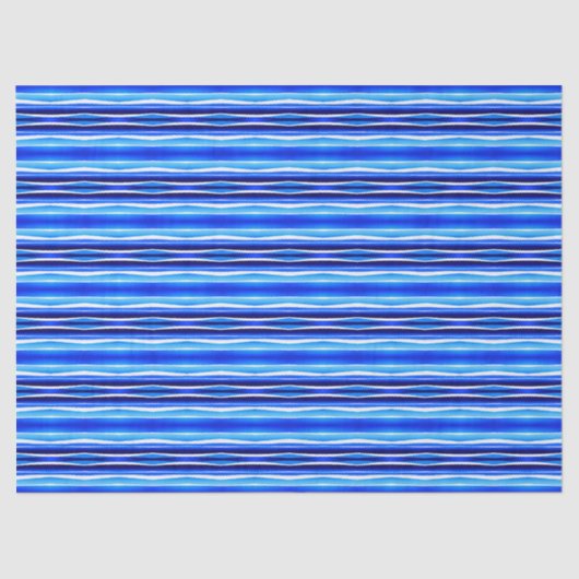 Black and Blue Painted Stripes 薄葉紙 (正面)