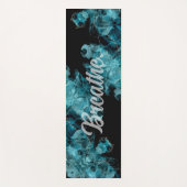 Black and Blue Smoke Yoga Mat ヨガマット (正面)