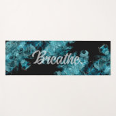 Black and Blue Smoke Yoga Mat ヨガマット (正面(横))